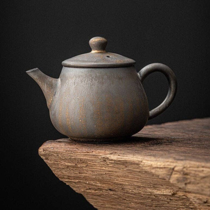 Ceramic Metallic Glaze Teapot