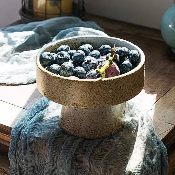 Handmade Ceramic Raised Stand Bowl