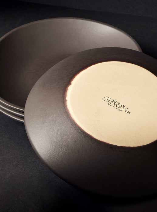 Stoneware Dinner Plate | Black | Dadasi 10.2"