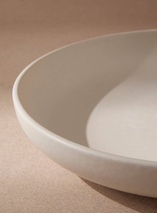 Stoneware Pasta Plate | White | Youlha 9.4"