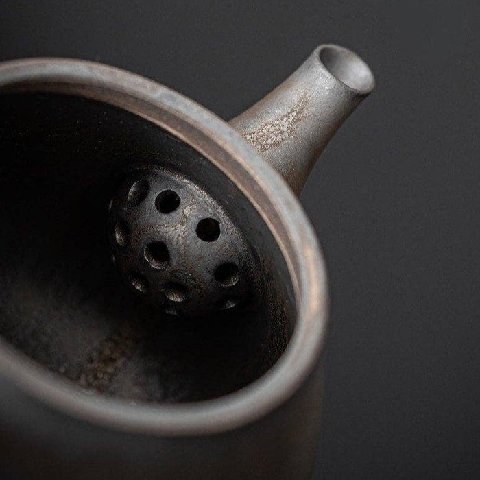 Ceramic Metallic Glaze Teapot