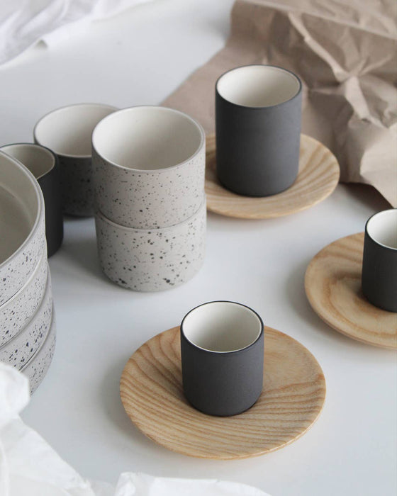 Cappuccino mug 130ml | Speckled