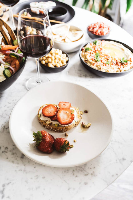 Stoneware Dinner Plate | White | Dadasi 10.2"