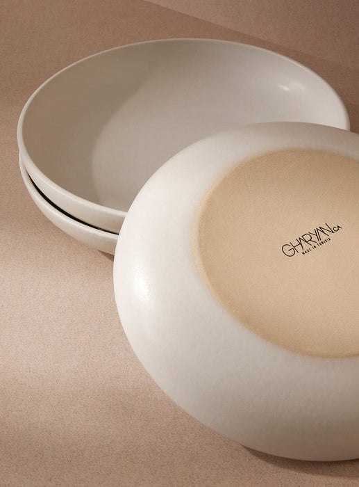 Stoneware Pasta Plate | White | Youlha 9.4"