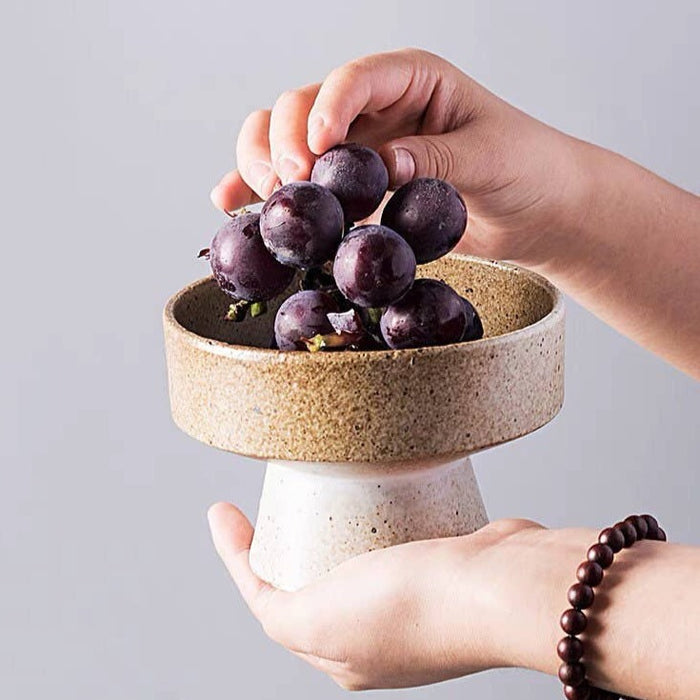Handmade Ceramic Raised Stand Bowl