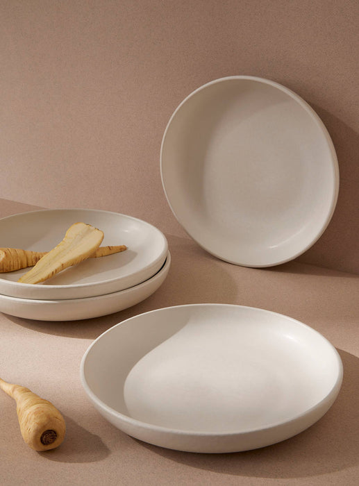 Stoneware Pasta Plate | White | Youlha 9.4"