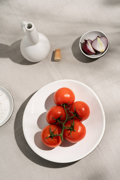 Stoneware Dinner Plate | White | Dadasi 10.2"