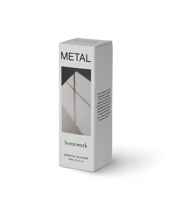 Homework | Metal Essential Oil Blend