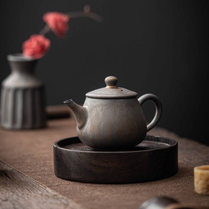 Ceramic Metallic Glaze Teapot