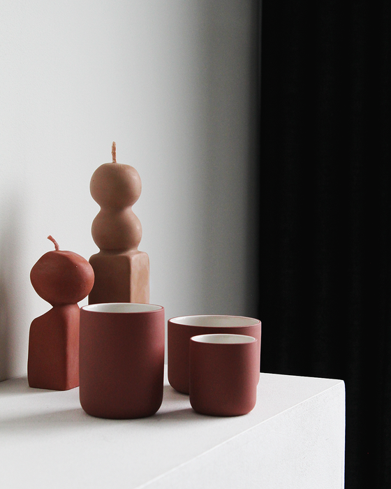 Cappuccino mug 130ml | Terracotta