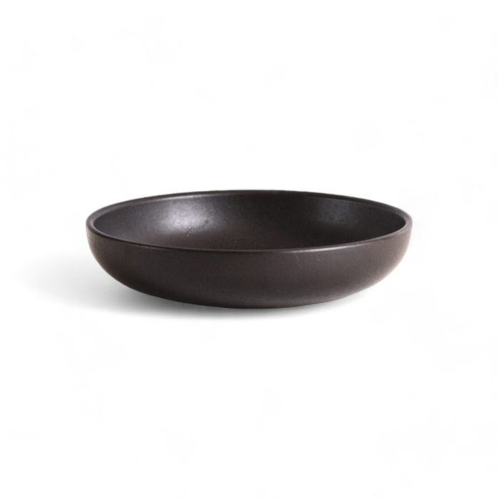 Stoneware Pasta Plate | Black| Youlha 9.4"