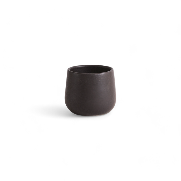 Stoneware Coffee Cup | Black | Edan 6 oz