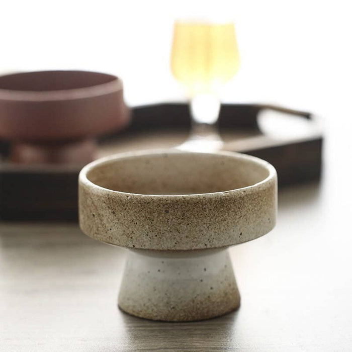 Handmade Ceramic Raised Stand Bowl