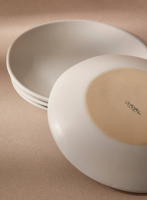 Stoneware Dinner Plate | White | Dadasi 10.2"