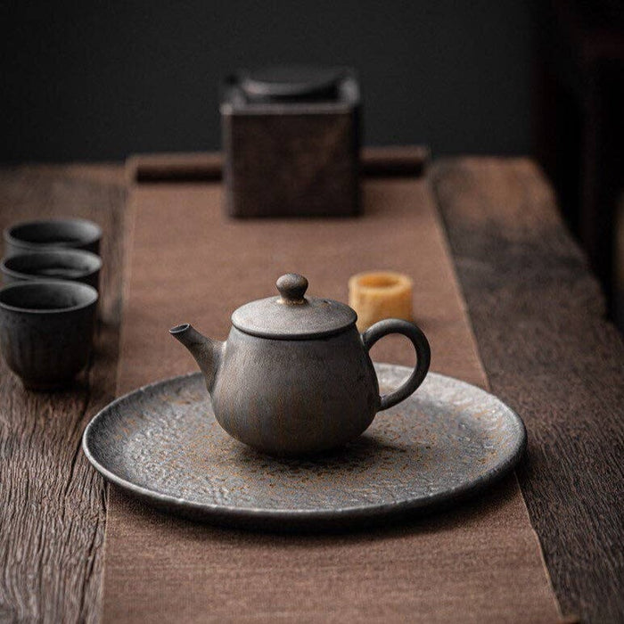 Ceramic Metallic Glaze Teapot